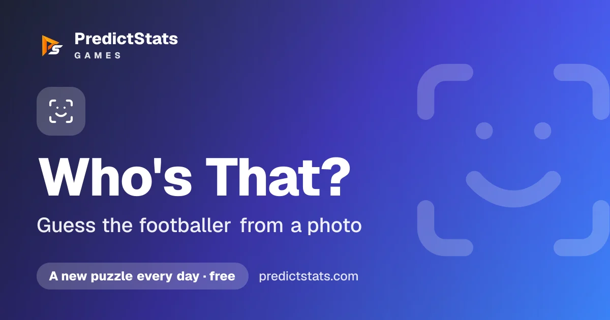 Who's That? Guess the footballer from a photo | PredictStats